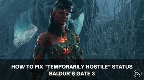A community all about Baldur's Gate III, the role-playing video game by Larian Studios. . Temporarily hostile bg3